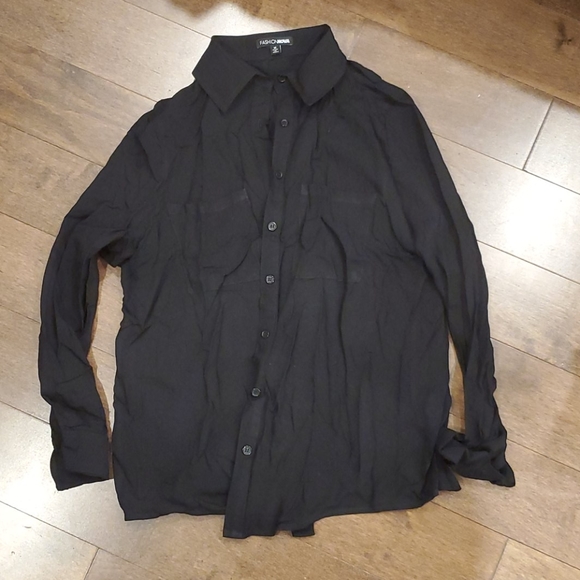 Black Work Blouse - Picture 1 of 3